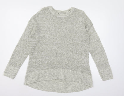 Womens UK Size M New Look Grey Pullover Jumper