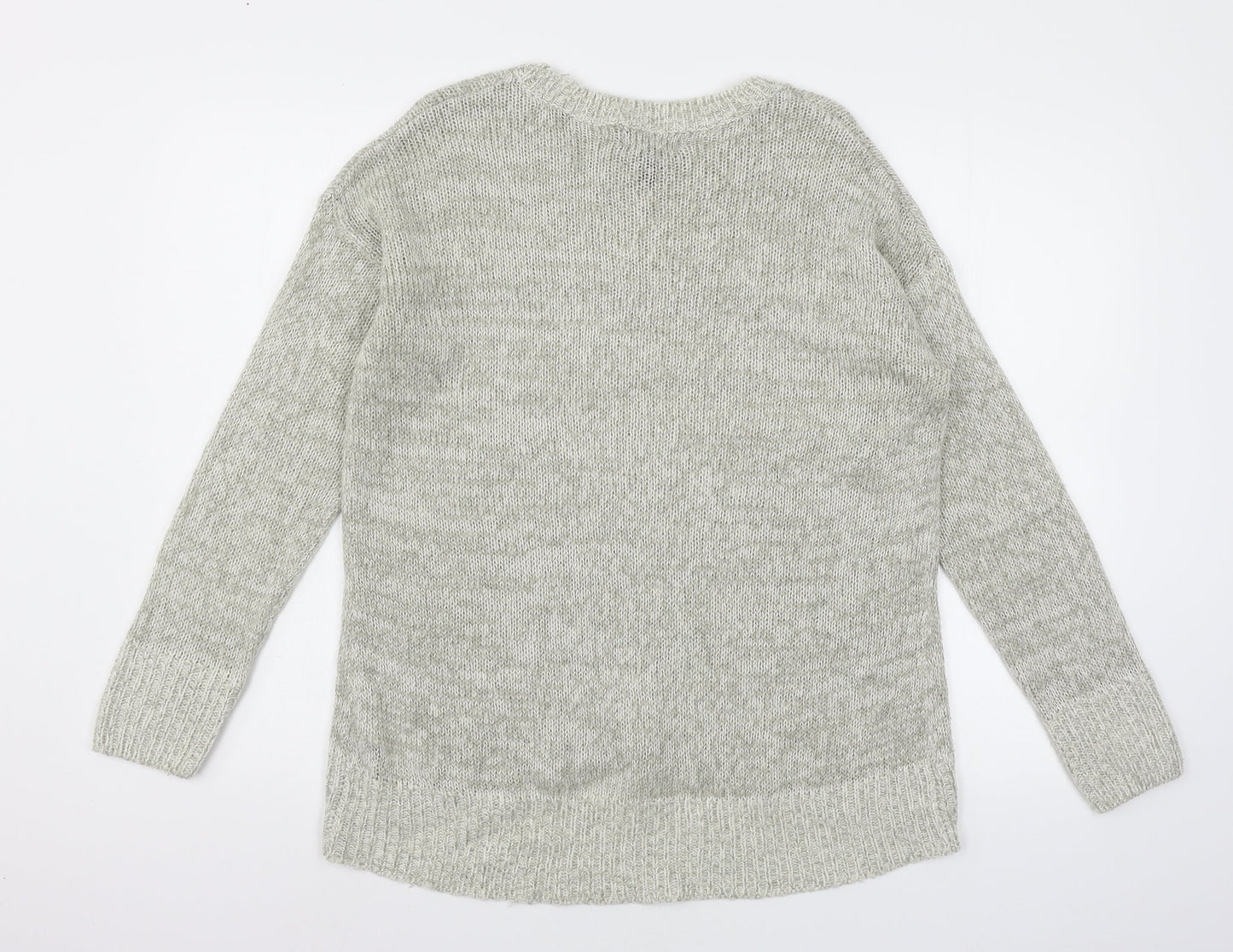 Womens UK Size M New Look Grey Pullover Jumper