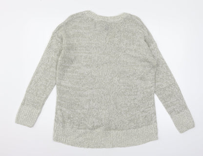 Womens UK Size M New Look Grey Pullover Jumper