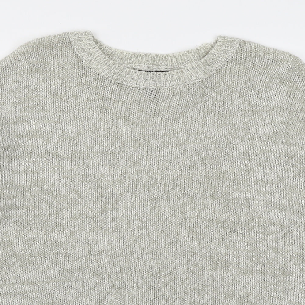 Womens UK Size M New Look Grey Pullover Jumper