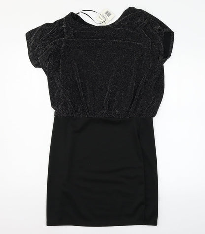 Select Womens Black  Jersey A-Line  Size 14