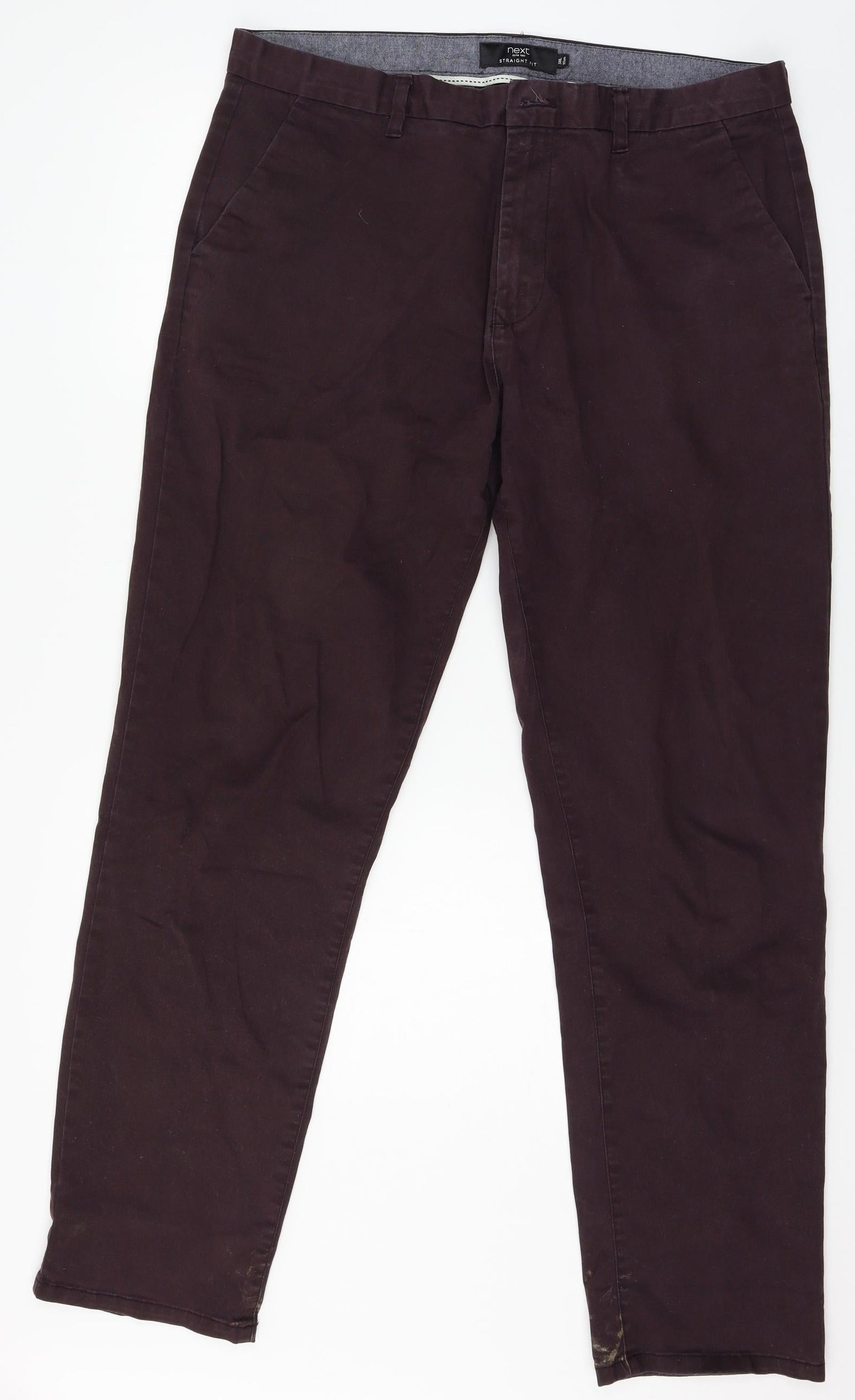 Womens UK Size 38 in NEXT Regular Fit  Purple Trousers