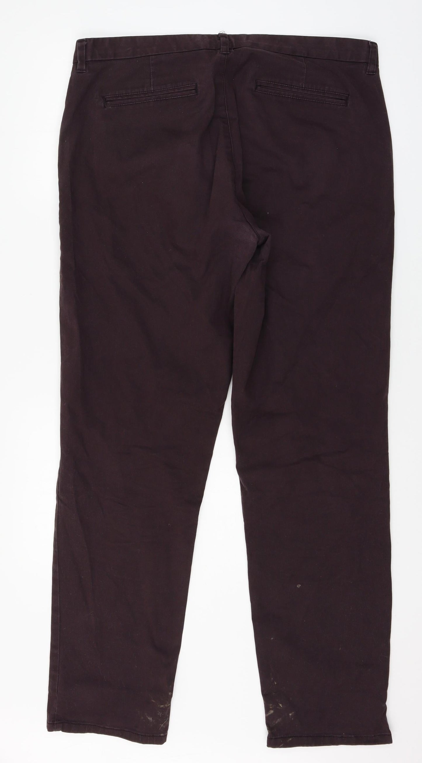 Womens UK Size 38 in NEXT Regular Fit  Purple Trousers