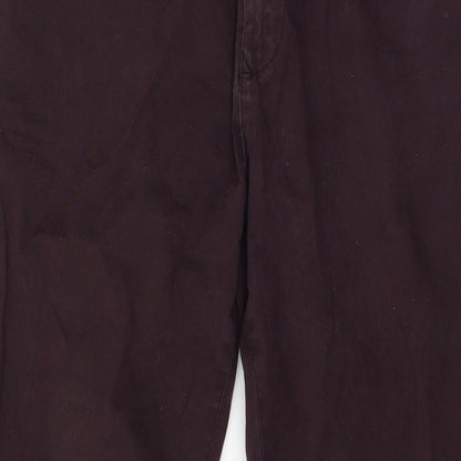 Womens UK Size 38 in NEXT Regular Fit  Purple Trousers