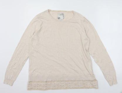 Womens UK Size 14 RJR.John Rocha Pink Pullover Jumper