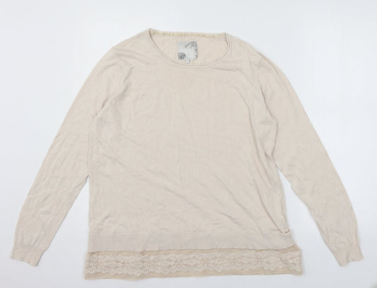 Womens UK Size 14 RJR.John Rocha Pink Pullover Jumper