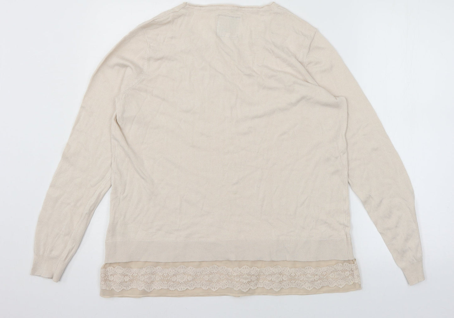Womens UK Size 14 RJR.John Rocha Pink Pullover Jumper