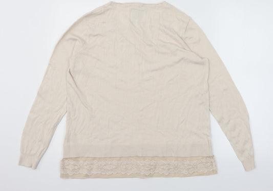 Womens UK Size 14 RJR.John Rocha Pink Pullover Jumper