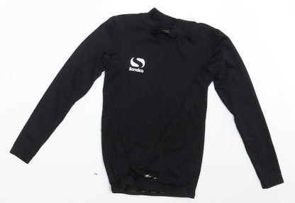Sodico Girls Black   Pullover Sweatshirt Size 9-10 Years