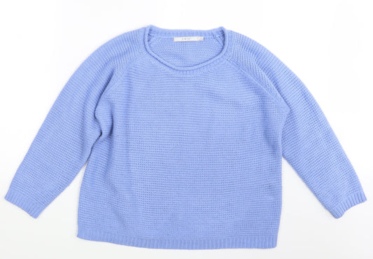 EWM Womens Blue   Pullover Jumper Size 18