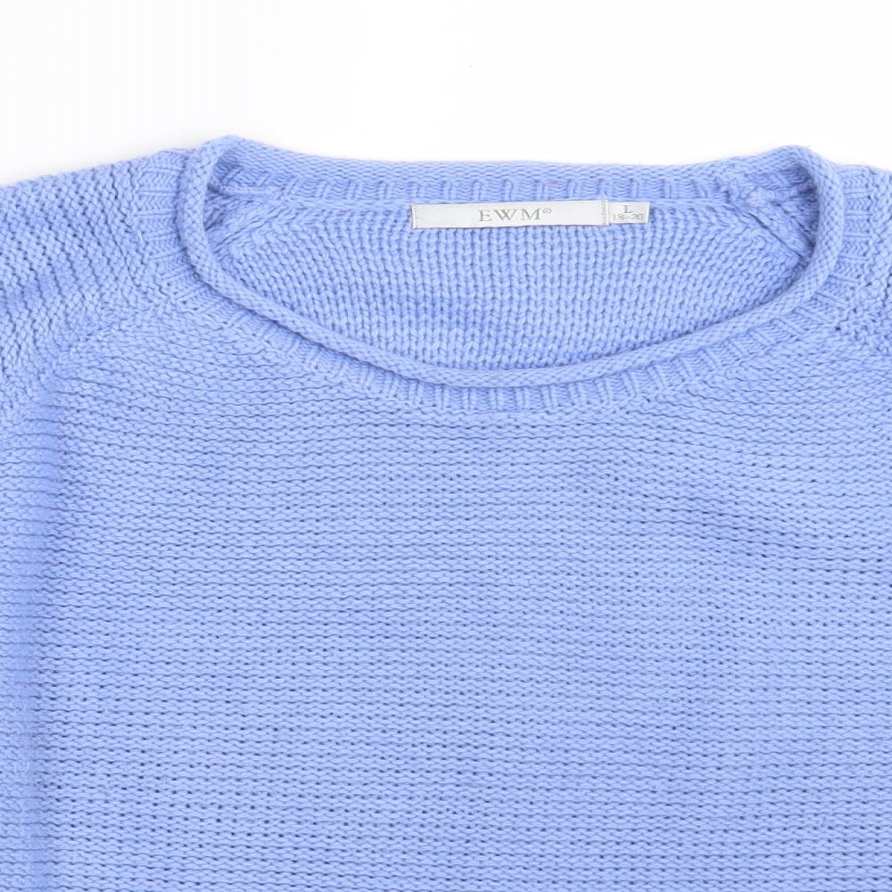 EWM Womens Blue   Pullover Jumper Size 18