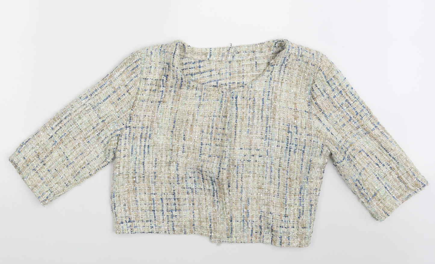 Womens UK Size One Size Preworn Multicoloured Cardigan Jumper