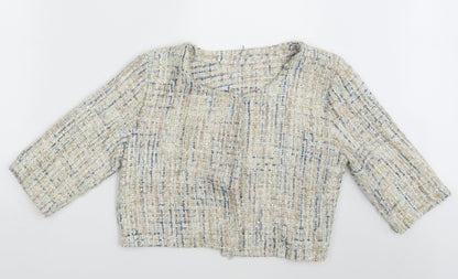 Womens UK Size One Size Preworn Multicoloured Cardigan Jumper