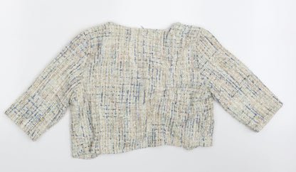 Womens UK Size One Size Preworn Multicoloured Cardigan Jumper