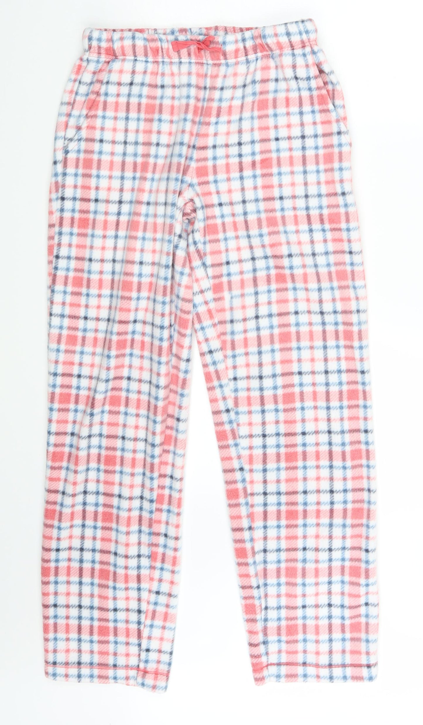 ESMARA Womens Multicoloured Check  Sweatpants Trousers Size 12 L28 in