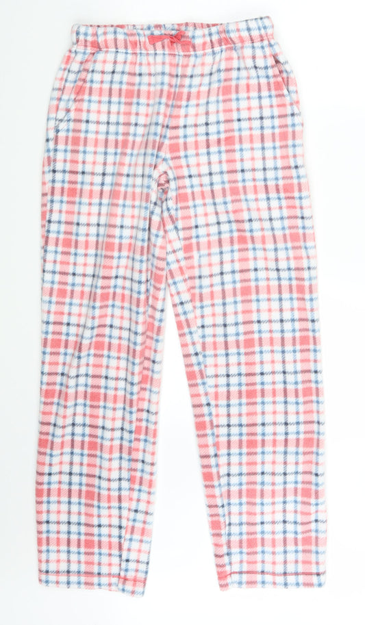 ESMARA Womens Multicoloured Check  Sweatpants Trousers Size 12 L28 in
