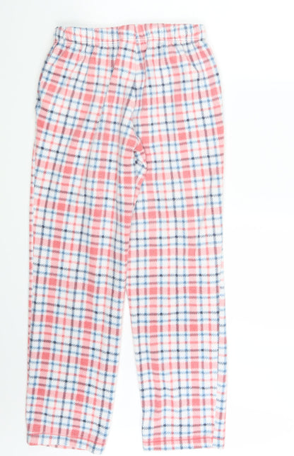 ESMARA Womens Multicoloured Check  Sweatpants Trousers Size 12 L28 in