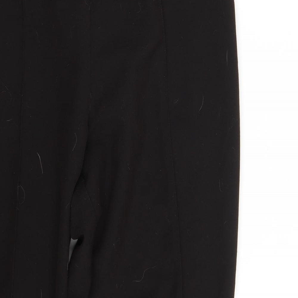 Womens UK Size 18 Mia Moda Regular Fit Dress Pants Brown Trousers
