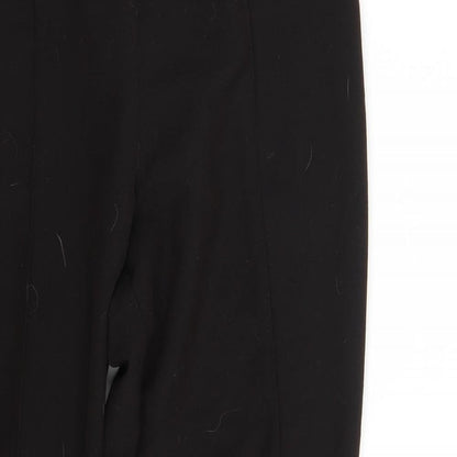 Womens UK Size 18 Mia Moda Regular Fit Dress Pants Brown Trousers