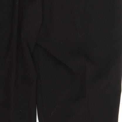 Womens UK Size 18 Mia Moda Regular Fit Dress Pants Brown Trousers