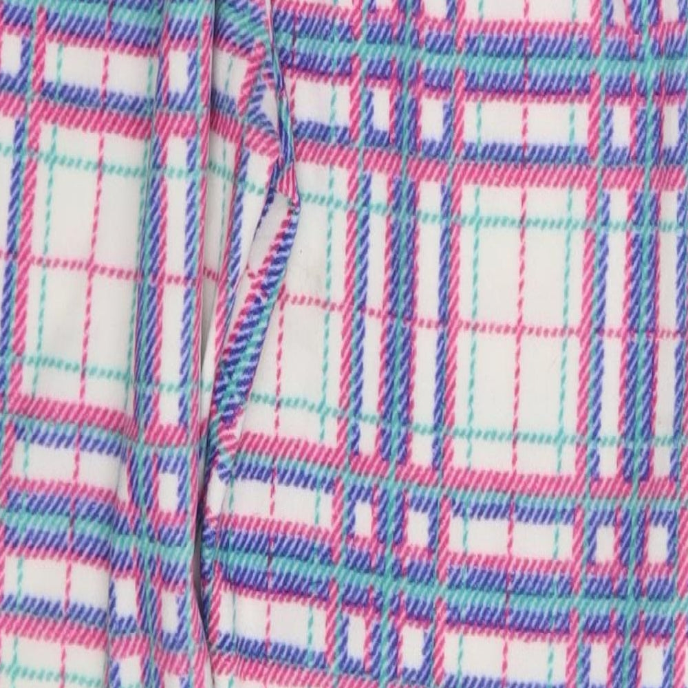 TU Womens Multicoloured Check  Sweatpants Trousers Size 10 L27 in