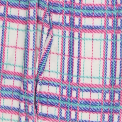 TU Womens Multicoloured Check  Sweatpants Trousers Size 10 L27 in