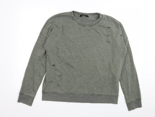Womens UK Size 14 New Look Green Pullover Jumper