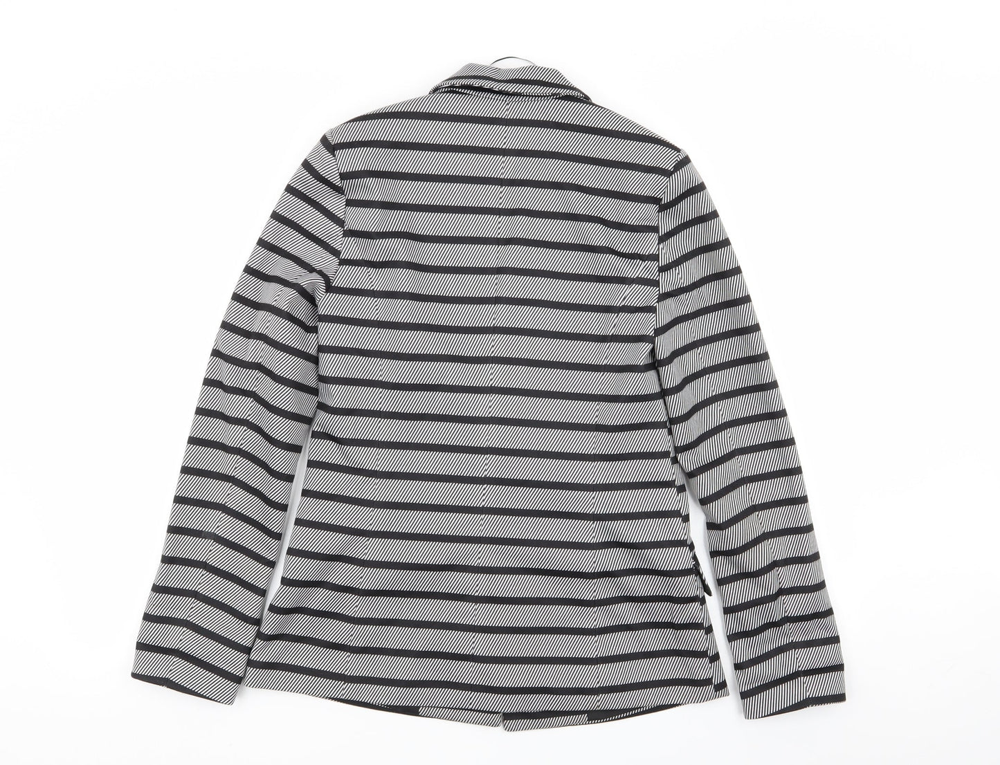 Oasis Womens Multicoloured Striped  Jacket Blazer Size 8