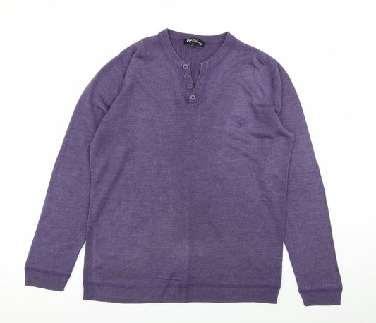 Red Herring Mens Purple   Pullover Jumper Size L
