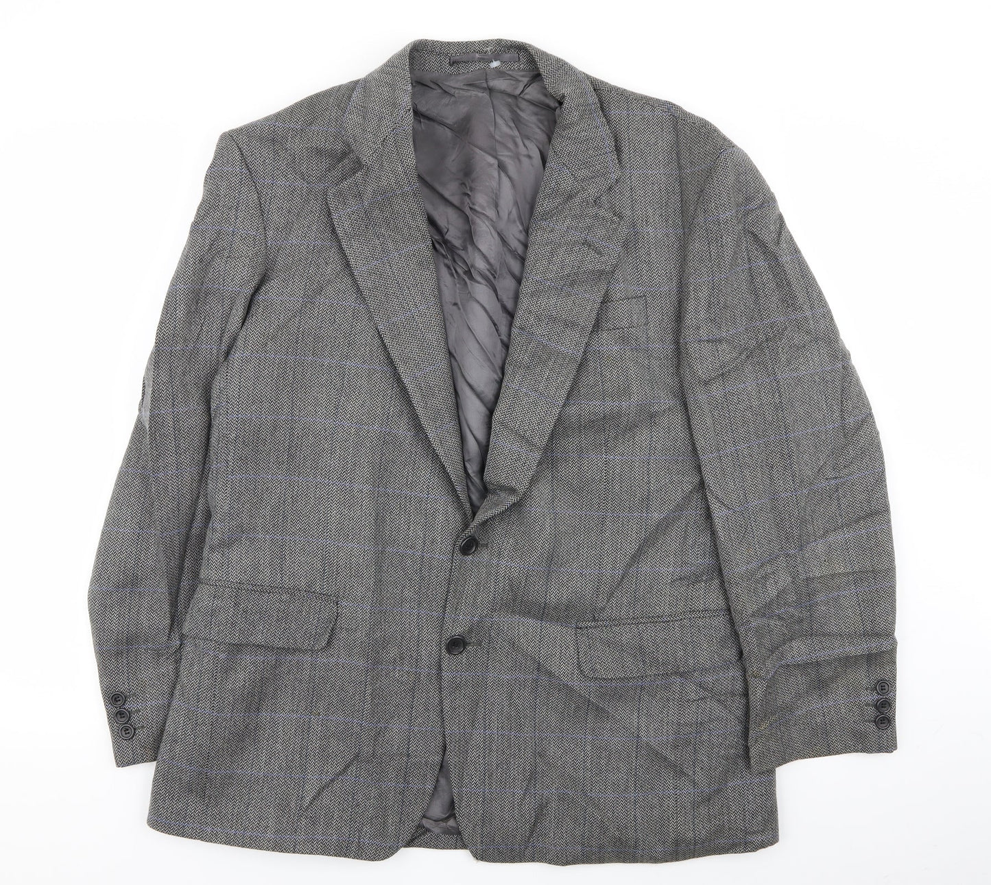 Mens UK Size 42 greenwoods Regular Grey Suit Jacket