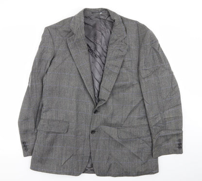 Mens UK Size 42 greenwoods Regular Grey Suit Jacket