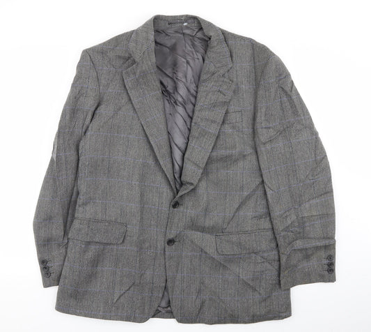 Mens UK Size 42 greenwoods Regular Grey Suit Jacket