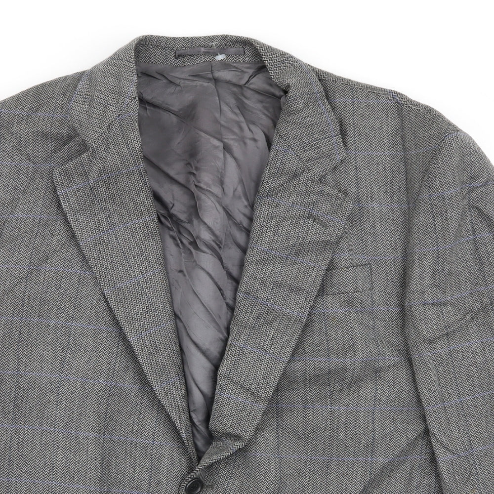Mens UK Size 42 greenwoods Regular Grey Suit Jacket