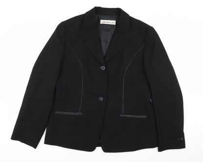 Apriori Womens Black   Jacket Blazer Size 16