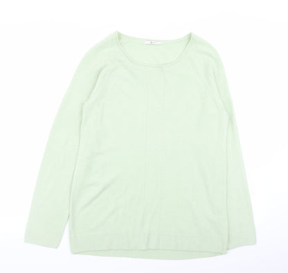 TU Womens Green   Pullover Jumper Size 14