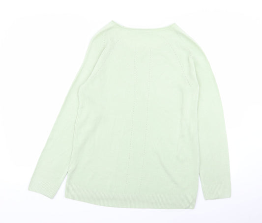 TU Womens Green   Pullover Jumper Size 14