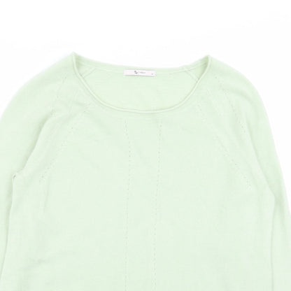 TU Womens Green   Pullover Jumper Size 14