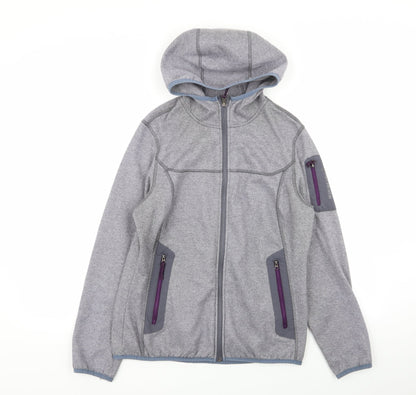 Free Country Womens Grey   Full Zip Jumper Size M