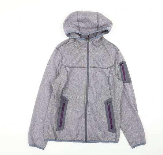 Free Country Womens Grey   Full Zip Jumper Size M
