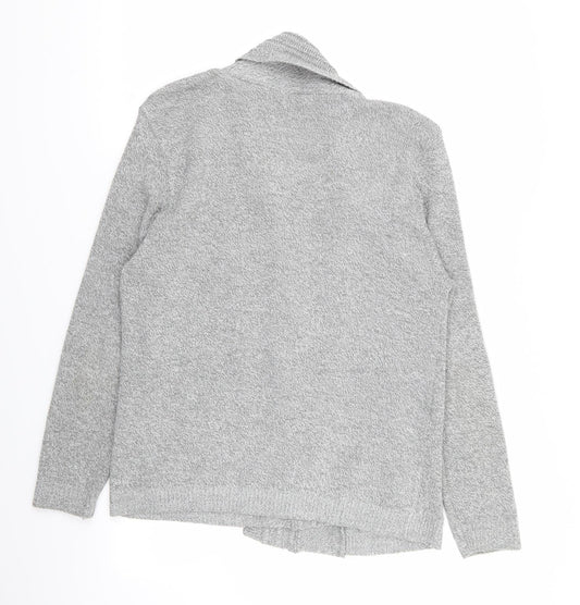 musky Womens Grey   Cardigan Jumper Size S  - size s/m