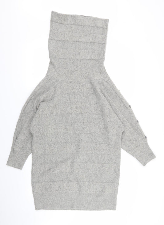 Womens UK Size M Wallis Grey Pullover Jumper