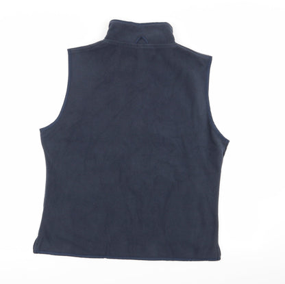 Henbury Womens Blue   Full Zip Jumper Size 14