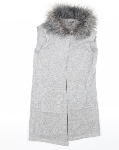 Primark Girls Grey   Cardigan Jumper Size 11-12 Years