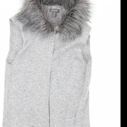 Primark Girls Grey   Cardigan Jumper Size 11-12 Years