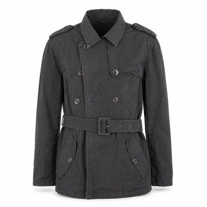 Fabric Womens Grey   Parka Coat Size M