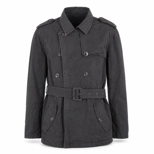 Fabric Womens Grey   Parka Coat Size M