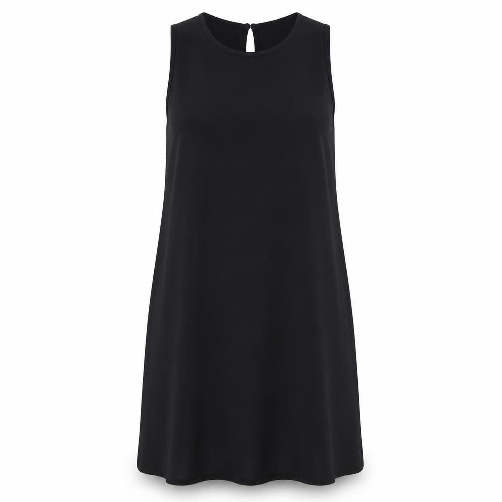 Womens Black   Tank Dress  Size 12