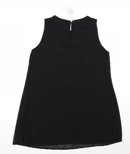 Preworn Womens Black   Tank Dress  Size 12
