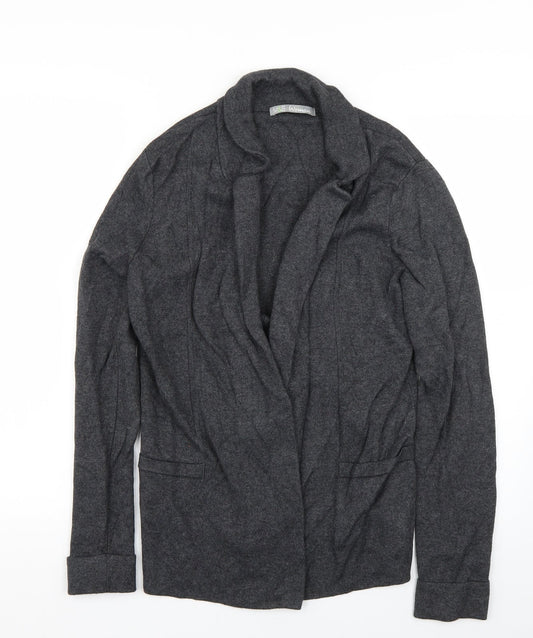 Womens UK Size 12 M&S Grey Cardigan Jumper