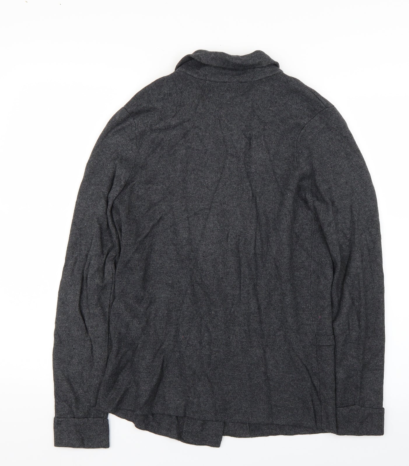 Womens UK Size 12 M&S Grey Cardigan Jumper
